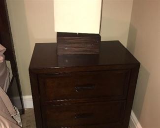 MODERN BROWN AND BLACK KING SIZE BEDROOM SET
BED-( 86”L x 79”W x 56”H)
LONG DRESSER-(56”L x 17.5”D x 42”H)
TALL DRESSER-(38”L x 17.5”D x 54”H)
2 NIGHTSTAND-(28”L x 17.5”D x 28”H)