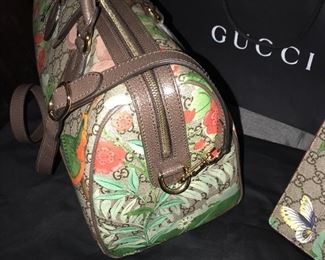 LIMITED EDITION GUCCI TIAN LARGE BOSTON BAG & WALLET
