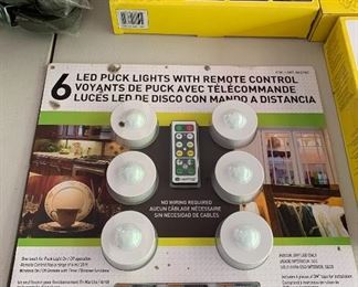 6 PACK LED PUCK LIGHTS 