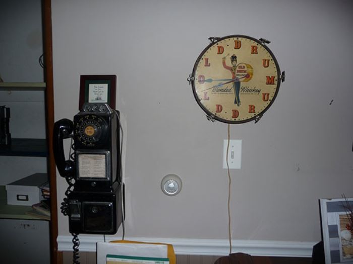 Pay Phone & Clock