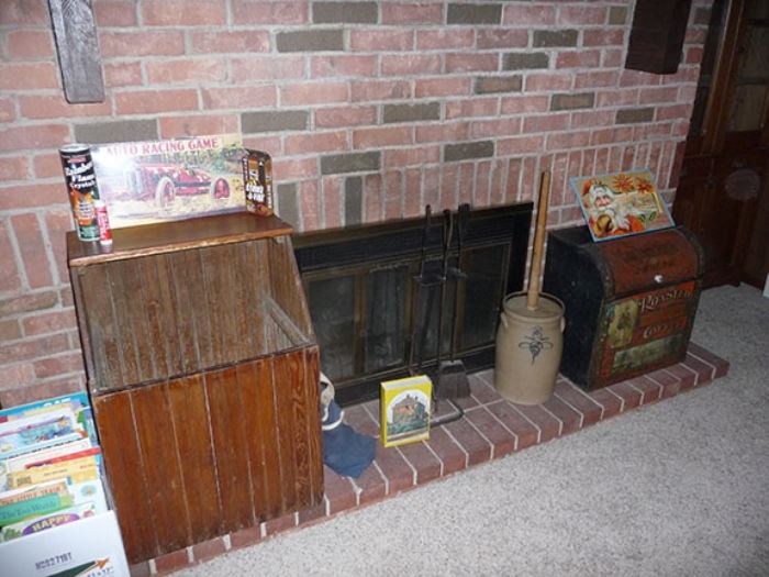 Wood Box & Coal Bin
