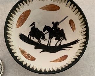 Picasso signed Madoura Picador pottery bowl from 1955