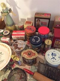 SO many Vintage Collectible Tins!