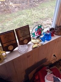 Stained Glass, Glass Birds, Trinket Box