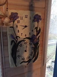 Clock Temperature Plaque