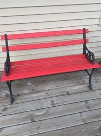 Wrought Iron n Wood Bench