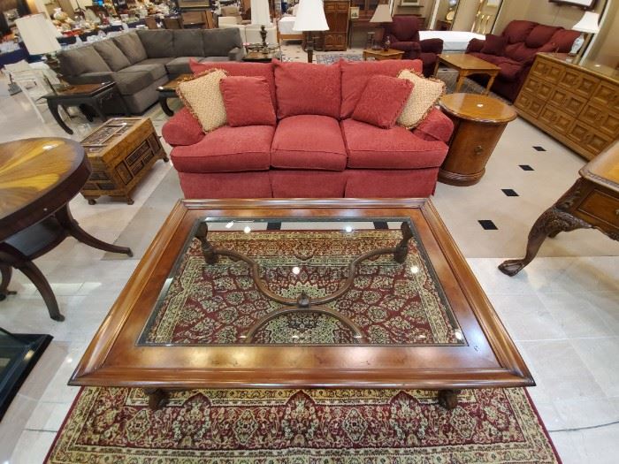 This coffee table is beautiful - in excellent condition.