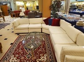 Cream sectional!