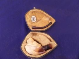 Extensive pipe collection. These are high end pipes that have been stored for 14 years. Included are Turkish block meerschaum with styles of eagle claw, mermaid, dragon, lion, turtle top, floral and others. Some of the brands include CAO, Alpha, Masto de Papa, Paykoc, Bjarne and others. Theses pipes have been smokes and have great patina. 