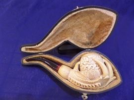 Extensive pipe collection. These are high end pipes that have been stored for 14 years. Included are Turkish block meerschaum with styles of eagle claw, mermaid, dragon, lion, turtle top, floral and others. Some of the brands include CAO, Alpha, Masto de Papa, Paykoc, Bjarne and others. Theses pipes have been smokes and have great patina. 