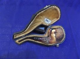 Extensive pipe collection. These are high end pipes that have been stored for 14 years. Included are Turkish block meerschaum with styles of eagle claw, mermaid, dragon, lion, turtle top, floral and others. Some of the brands include CAO, Alpha, Masto de Papa, Paykoc, Bjarne and others. Theses pipes have been smokes and have great patina. 