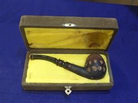 Extensive pipe collection. These are high end pipes that have been stored for 14 years. Included are Turkish block meerschaum with styles of eagle claw, mermaid, dragon, lion, turtle top, floral and others. Some of the brands include CAO, Alpha, Masto de Papa, Paykoc, Bjarne and others. Theses pipes have been smokes and have great patina. Extensive pipe collection. These are high end pipes that have been stored for 14 years. Included are Turkish block meerschaum with styles of eagle claw, mermaid, dragon, lion, turtle top, floral and others. Some of the brands include CAO, Alpha, Masto de Papa, Paykoc, Bjarne and others. Theses pipes have been smokes and have great patina. 