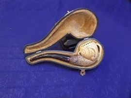 Extensive pipe collection. These are high end pipes that have been stored for 14 years. Included are Turkish block meerschaum with styles of eagle claw, mermaid, dragon, lion, turtle top, floral and others. Some of the brands include CAO, Alpha, Masto de Papa, Paykoc, Bjarne and others. Theses pipes have been smokes and have great patina. 