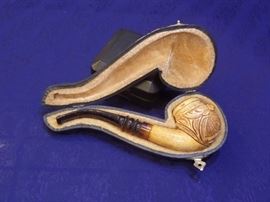 Extensive pipe collection. These are high end pipes that have been stored for 14 years. Included are Turkish block meerschaum with styles of eagle claw, mermaid, dragon, lion, turtle top, floral and others. Some of the brands include CAO, Alpha, Masto de Papa, Paykoc, Bjarne and others. Theses pipes have been smokes and have great patina. 