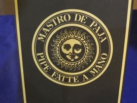 Extensive pipe collection. These are high end pipes that have been stored for 14 years. Included are Turkish block meerschaum with styles of eagle claw, mermaid, dragon, lion, turtle top, floral and others. Some of the brands include CAO, Alpha, Masto de Papa, Paykoc, Bjarne and others. Theses pipes have been smokes and have great patina. 