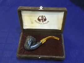 Extensive pipe collection. These are high end pipes that have been stored for 14 years. Included are Turkish block meerschaum with styles of eagle claw, mermaid, dragon, lion, turtle top, floral and others. Some of the brands include CAO, Alpha, Masto de Papa, Paykoc, Bjarne and others. Theses pipes have been smokes and have great patina. 