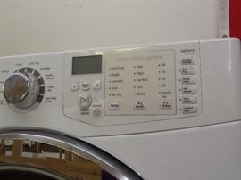 Frigidaire Affinty (Ready Steam) Washer Dryer stack - king size capacity with stainless steel drums - 4.2 cubic ft. washer - 7.0 cubit ft. dryer - speciality cycles