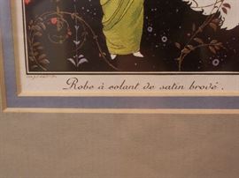 1914 Engraving Costumes Parisiens # 179,182,181