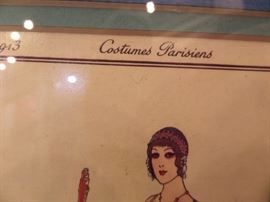 1914 Engraving costume parisine # 143, 52