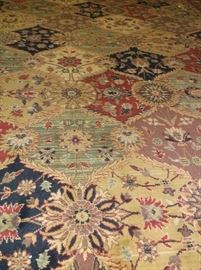 One of two matching large rugs