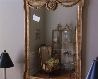 Beautiful gold tone mirror