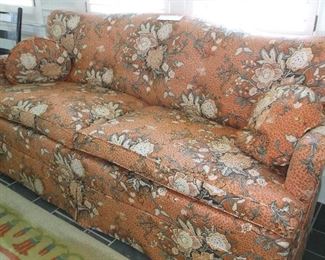Floral sofa