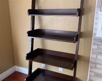 Ladder style leaning bookcase