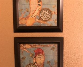 Framed wall decor