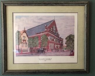 Framed wall art