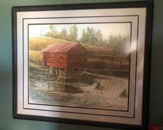 Framed wall art