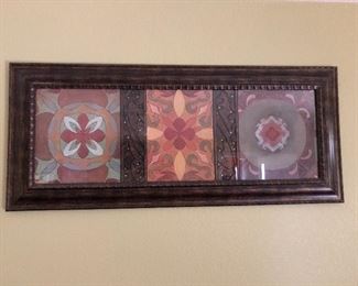 Framed wall art