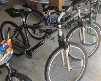 Mountain bikes