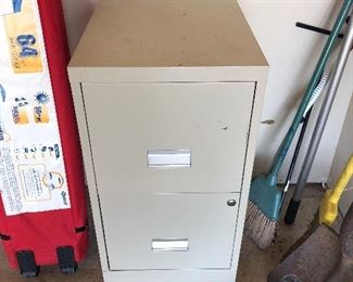 Metal file cabinet
