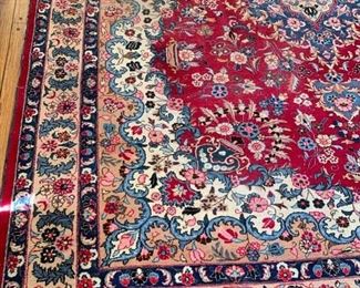 Hand-Knotted Hamadan Rug, Mid 20th Century, 9' X 12'