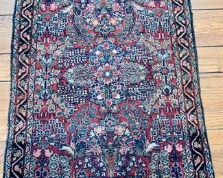 Hand-Knotted Hamadan Rug, 2 1/2' X 4 1/2'