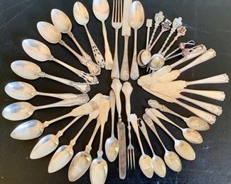 Coin Silver Spoons; Souvenir Spoons; More