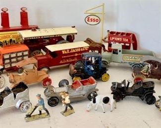 Vintage Metal Trucks and Cars