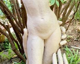 Garden Sculpture, "Woman Emerging"
