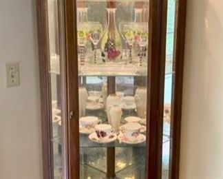 Lighted Corner Cabinet to Store and "Show Off " Favorites