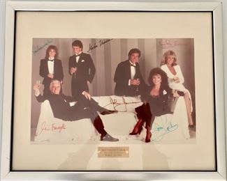Dynasty, Framed Cast Photograph, Metromedia, March 28, 1985