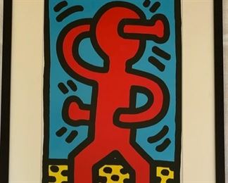 Keith Hering (American 1958-1990), Untitled, 1987 offset lithograph