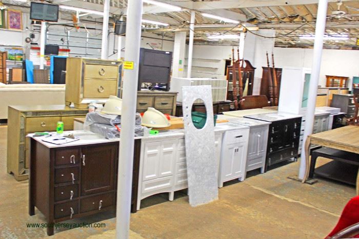 Massive amount of NEW - Brand Name - Gently used Fantastic assortment of furniture including bedroom, living room, bathroom, dining room, chests, tables, cabinets, cupboards, vanities, servers, sideboards, couches, sofas, chairs, rockers, beds, dressers, chests, patio sets, lawn and garden and Much Much More!