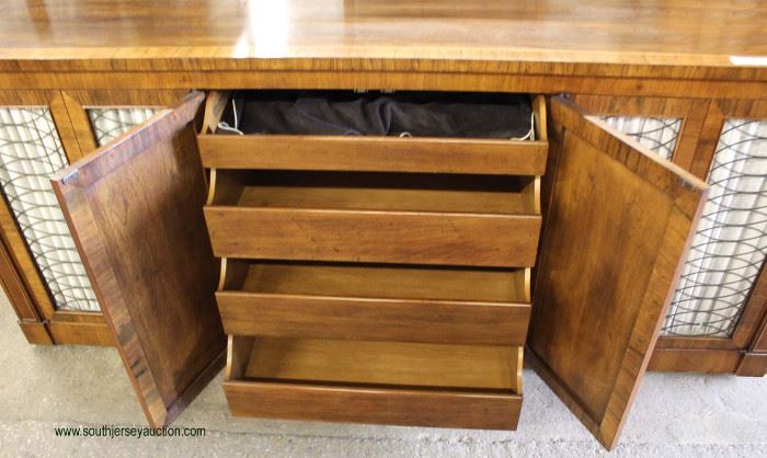 Burl Mahogany “John Widdicomb Furniture” Fitted Interior Buffet
Located Inside – Auction Estimate $100-$300