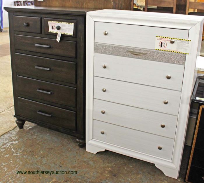 Selection of NEW Contemporary Decorator High Chest & NEW 5 Drawer Barn Wood Style Contemporary High Chest
Located Inside – Auction Estimate $100-$300