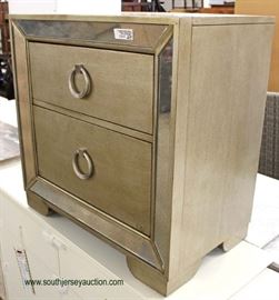 NEW Contemporary “Pulaski Furniture” 2 Drawer Decorator Night Stand with Mirror Accents
Located Inside – Auction Estimate $50-$100