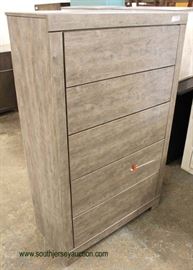NEW Contemporary “Signature Design by Ashley” 5 Drawer White Washed High Chest
Located Inside – Auction Estimate $100-$300
