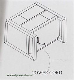 NEW Contemporary “Legends Furniture” 2 Drawer Night Stand with Media Charger
Located Inside – Auction Estimate $100-$200