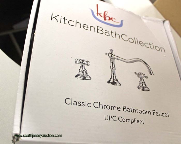 NEW Contemporary 72” Marble Top Barn Wood Style Bathroom Vanity with Faucets
Located Inside – Auction Estimate $200-$400