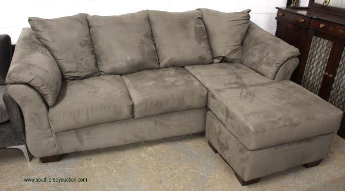 NEW Contemporary 2 Section Grey Upholstered Sectional
Located Inside – Auction Estimate $300-$600