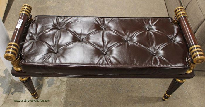 NEW Contemporary Decorator Leather Style Button Tufted Window Bench
Located Inside – Auction Estimate $100-$200
